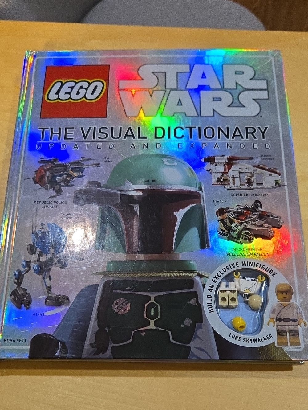 LEGO Star Wars Visual Dictionary - Holographic Silver Cover with Green Boba Fett